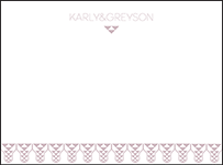 Greyson Letterpress Thank You Card Flat Design Small