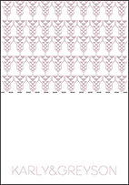 Greyson Letterpress Thank You Card Fold Design Small