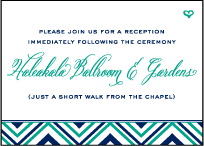 Hailey Modern Letterpress Reception Design Small