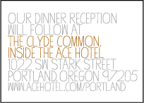 Handdrawn Letterpress Reception Design Small