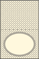 Harlow Letterpress Placecard Fold Design Small