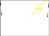 Harper Letterpress Envelope Design Small