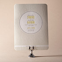 Harper Letterpress Invitation Design Small