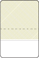 Harper Letterpress Placecard Fold Design Small