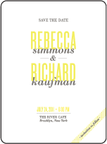 Harper Letterpress Save The Date Design Small