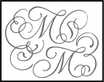 Hayes Calligraphy Letterpress Stamp Design Small