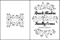Hendrix 2 Letterpress Program Design Small