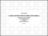 Hoxton Letterpress Save The Date Design Small