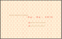 Ikaty Letterpress Reply Postcard Front Design Small