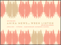 Ikaty Letterpress Save The Date Design Small