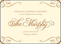 Illuminer Letterpress Reception Design Small