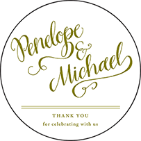 Imogene Letterpress Coaster Design Small
