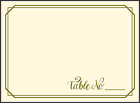 Imogene Letterpress Placecard Flat Design Small