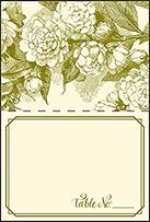 Imogene Letterpress Placecard Fold Design Small