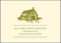 Imogene Letterpress Reply Envelope Design Small