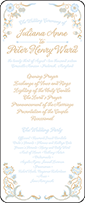 Indian Summer Letterpress Program Tea Design Small