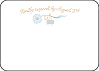 Indian Summer Letterpress Reply Design Small