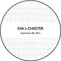 Indie Twill Letterpress Coaster Design Small