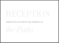 Irving Letterpress Reception Design Small