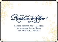 Janelle Elegance Letterpress Reception Design Small