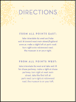 Joie de Vivre Letterpress Direction Design Small
