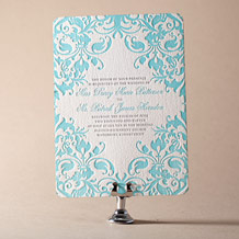 Jolie Letterpress Invitation Design Small