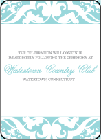 Jolie Letterpress Reception Design Small