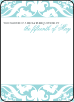 Jolie Letterpress Reply Design Small