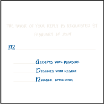 Julian Calligraphy Letterpress Reply Design Small