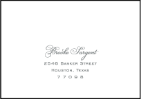 Keswick Letterpress Reply Envelope Design Small