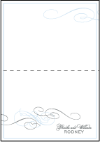 Keswick Letterpress Thank You Card Fold Design Small