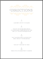 La Salle Letterpress Direction Design Small