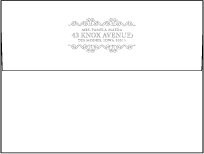 La Salle Letterpress Envelope Design Small