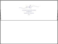 Lace Letterpress Envelope Design Small