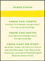 Lenox Botanical Letterpress Direction Design Small