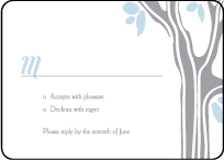 Linden Summer Letterpress Reply Design Small