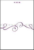 Loretta Formal Letterpress Placecard Fold Design Small