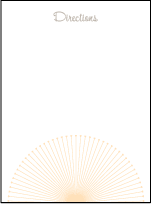 Lumos Letterpress Direction Design Small