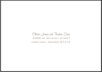 Lumos Letterpress Reply Envelope Design Small
