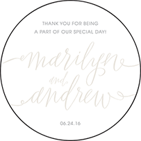 Madison Chic Letterpress Coaster Design Small