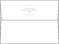 Madison Chic Letterpress Envelope Design Small