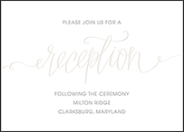 Madison Chic Letterpress Reception Design Small