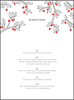 Mae Letterpress Direction Design Small