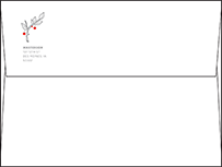 Mae Letterpress Envelope Design Small