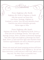 Magnolia Letterpress Direction Design Small