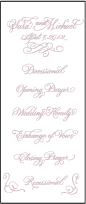 Magnolia Letterpress Program Tea Design Small