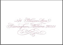 Magnolia Letterpress Reply Envelope Design Small