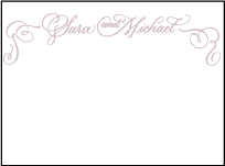 Magnolia Letterpress Thank You Card Flat Design Small