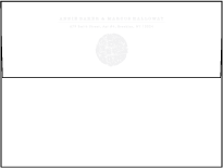 Meadow Letterpress Envelope Design Small