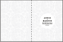 Meadow Letterpress Program Design Small
